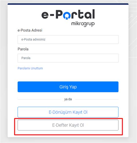 e portal giriş.